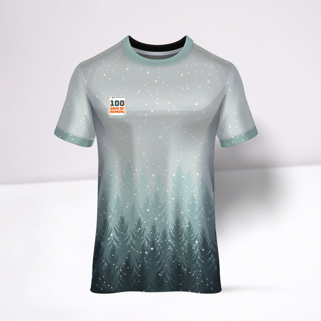 100 Days Of Running Winter Edition 2025 (Customisable)