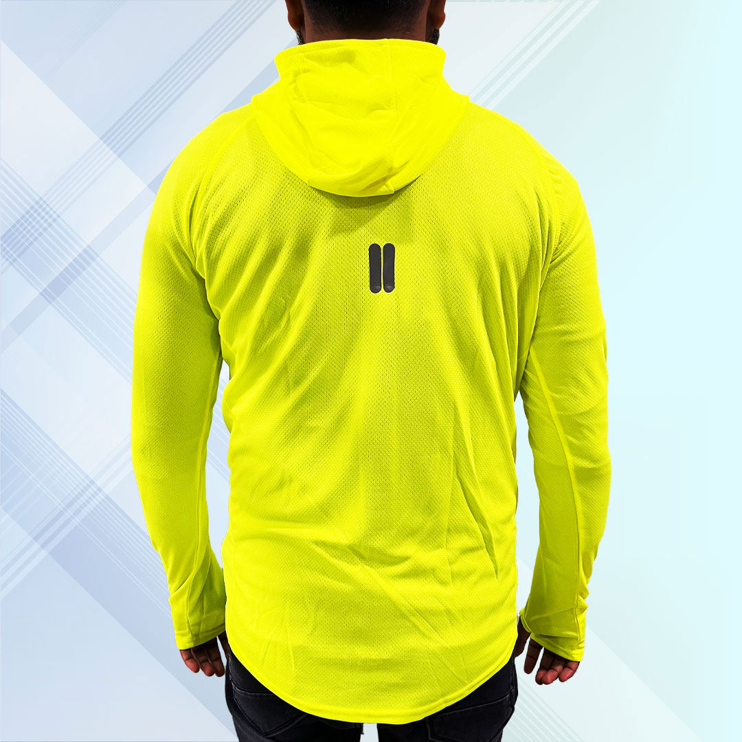 HDOR Runners Jacket (Lemon Green) - With Hoodie