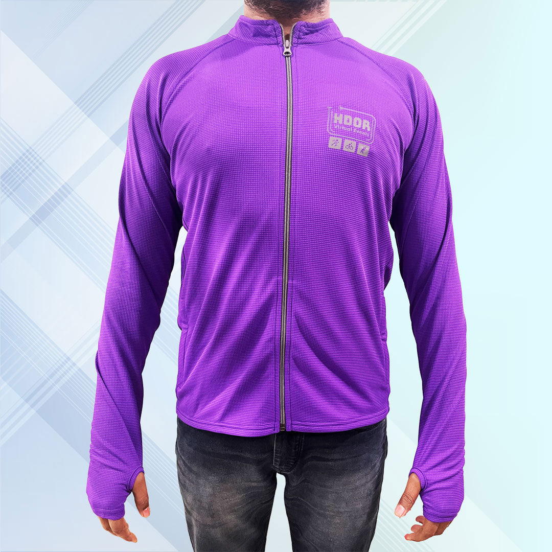 HDOR Runners Jacket (Purple) - Without Hoodie