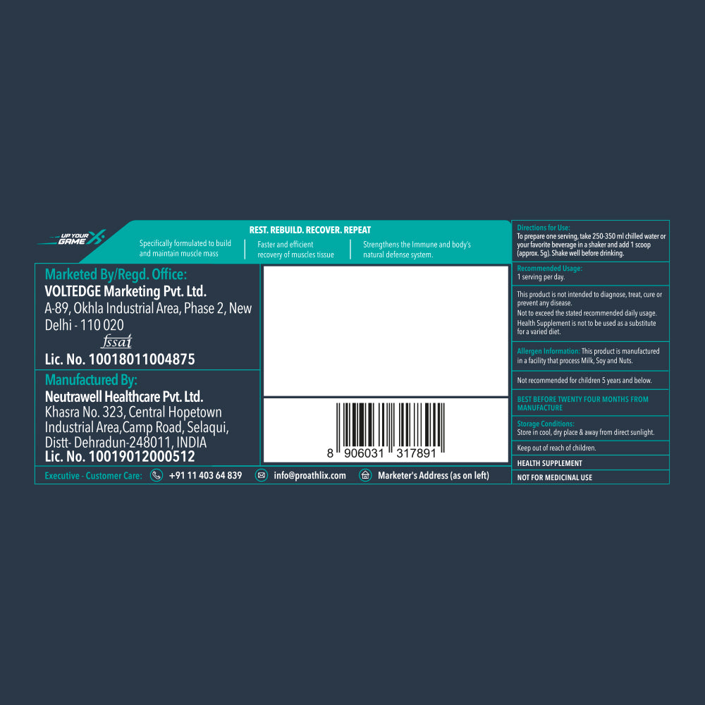 Proathlix L-Glutamine 250 g