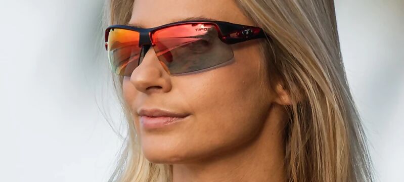 Tifosi Optics Crit Sunglasses, Black/Red, Fototec 1340309730