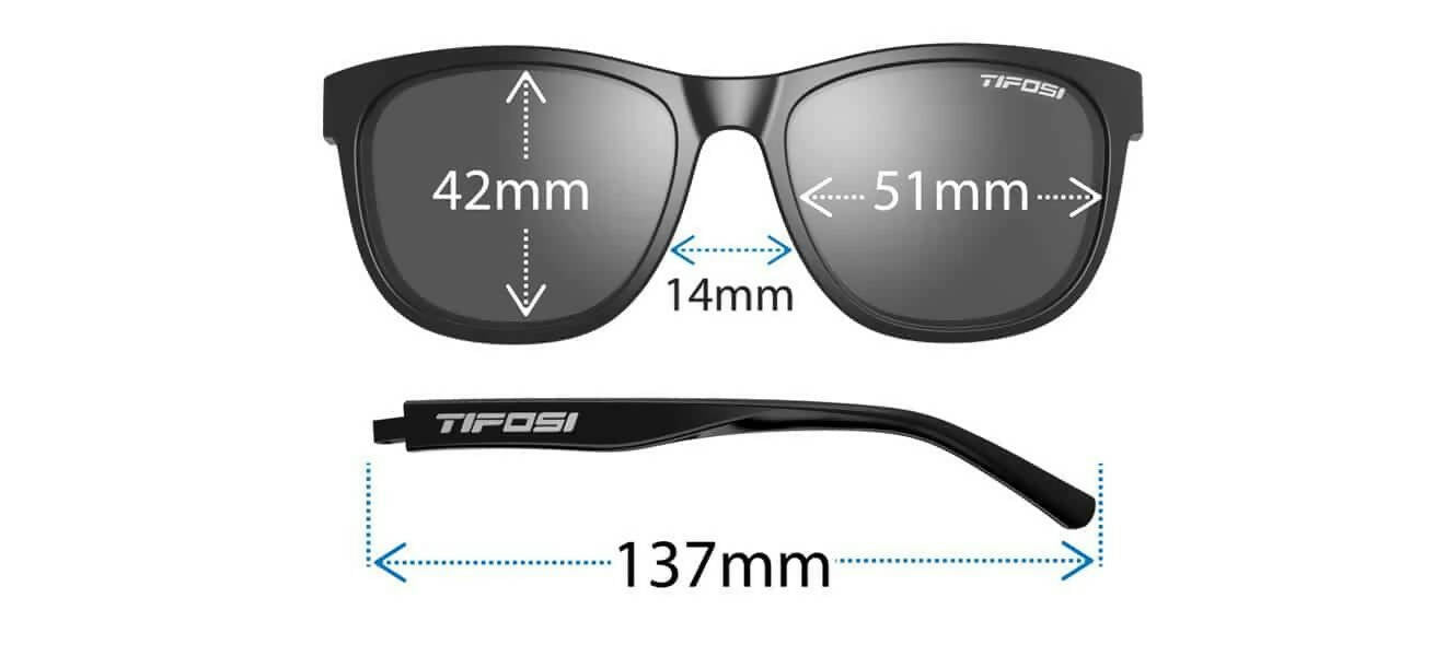 Tifosi Optics Swank Sunglasses Crystal Sky Blue