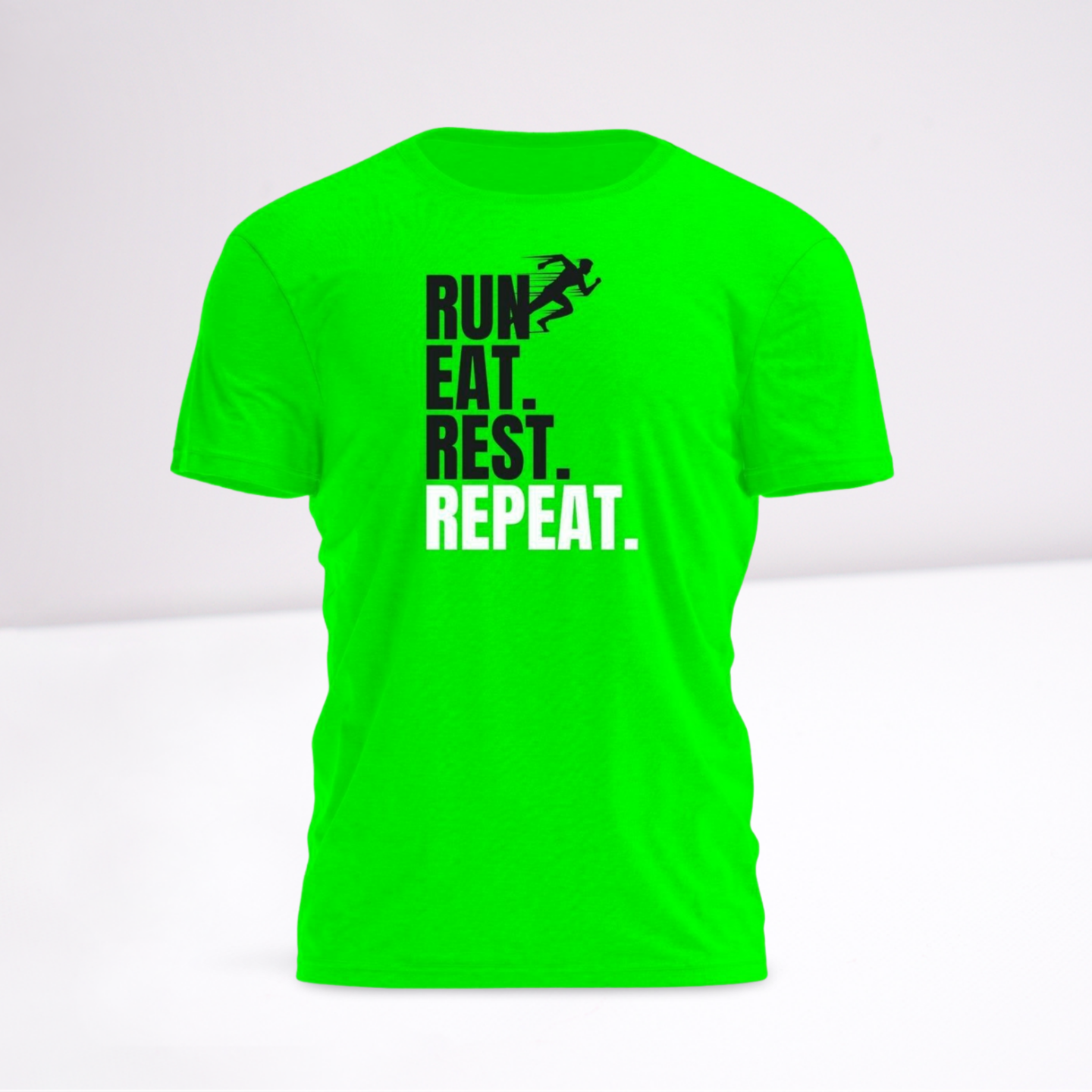 HDOR Active Graphic Tee - Run Eat Rest Repeat