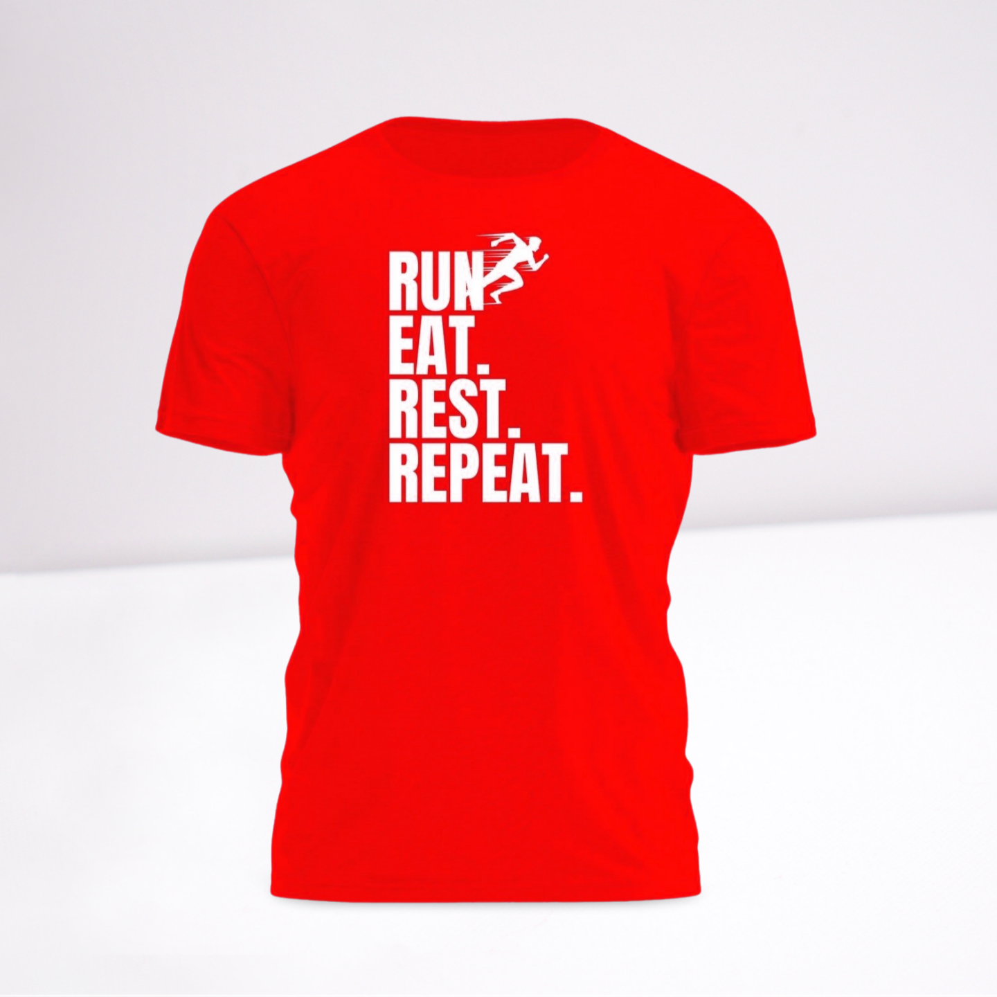 HDOR Active Graphic Tee - Run Eat Rest Repeat