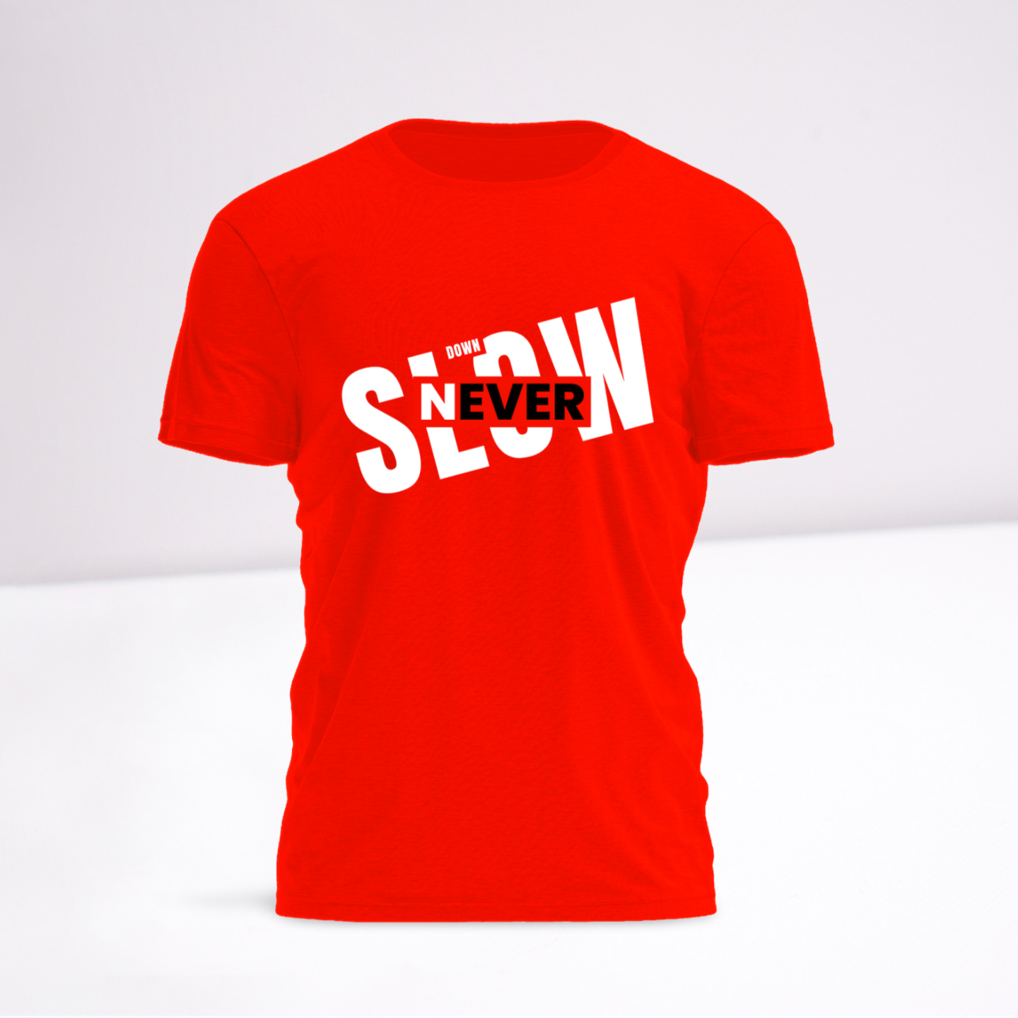 HDOR Active Graphic Tee - Never Slow Down