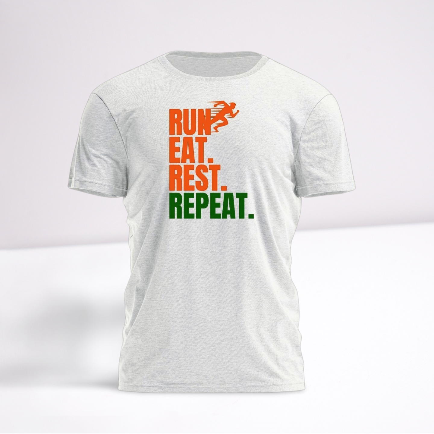 HDOR Active Graphic Tee - Run Eat Rest Repeat