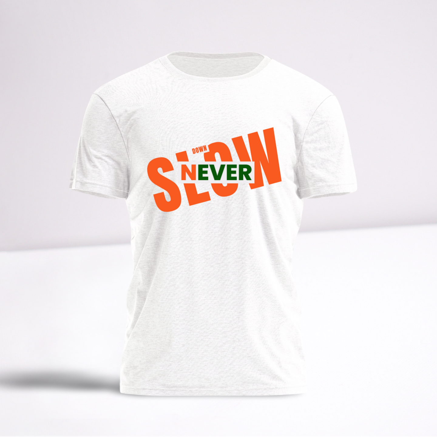 HDOR Active Graphic Tee - Never Slow Down