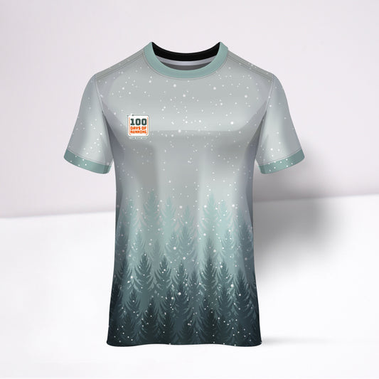 100 Days Of Running Winter Edition 2025 (Customisable)