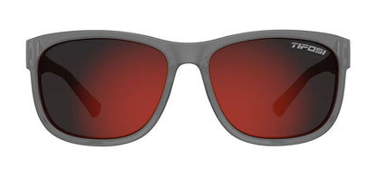 Tifosi Optics Swank XL Sunglasses (Satin Vapor, Smoke Red) 1720402878