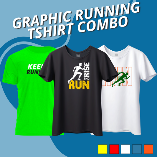 DryFit Running Graphic Tshirt Combo Pack