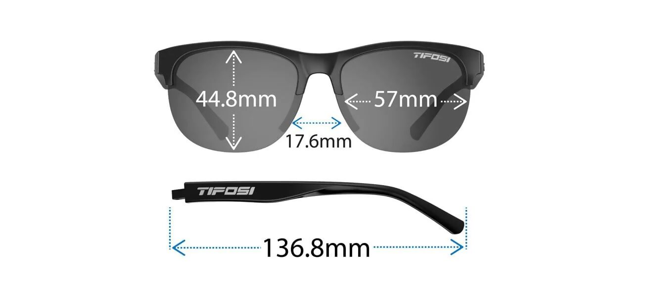 Tifosi Optics Swank Sl Sunglasses, Gloss Black, Smoke 1570400270