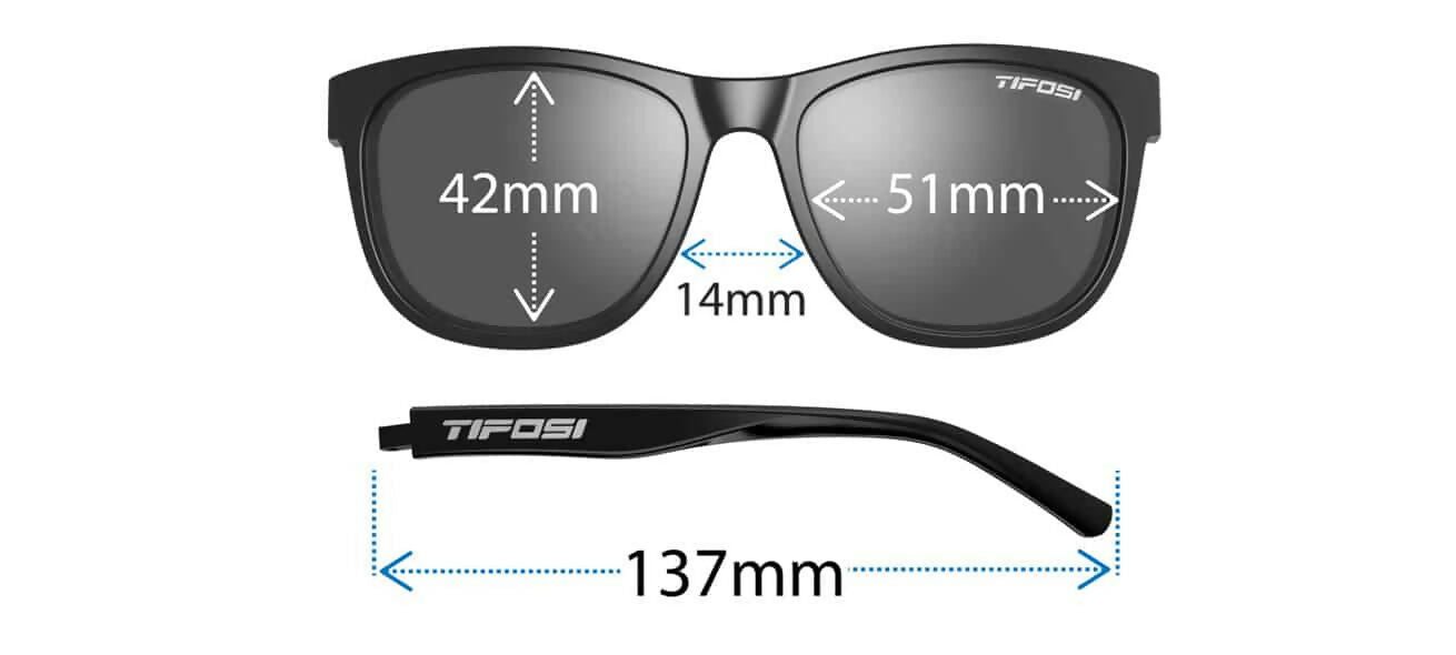 Tifosi Optics Swank Sunglasses Blackout Smoke 1500410570