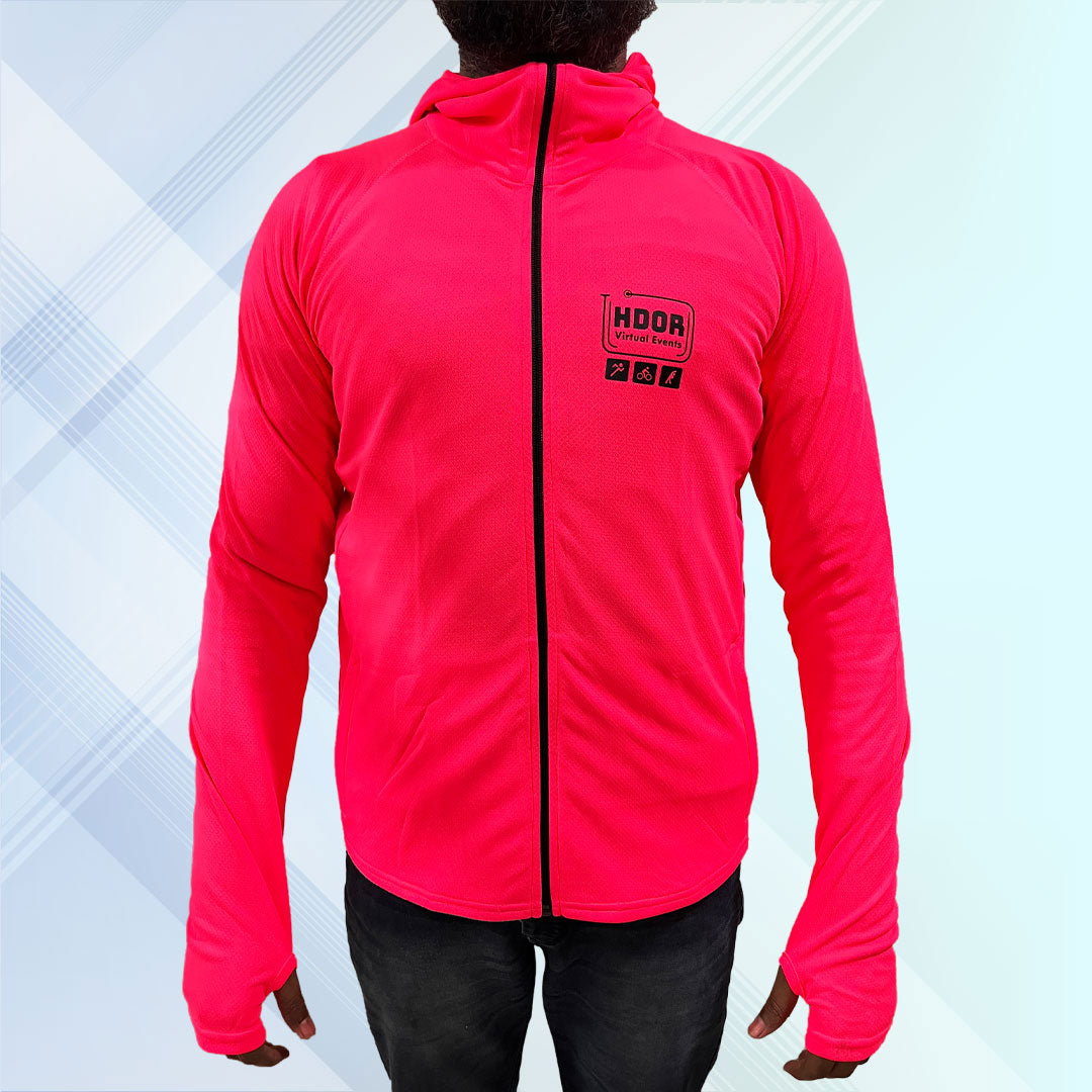 HDOR Runners Jacket (Pink) - With Hoodie