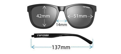 Tifosi Optics Swank Sunglasses Brown Fade 1500409471