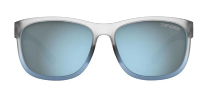 Tifosi Optics Swank Xl Sunglasses Frost Blue Smoke Bright Blue 1720410381