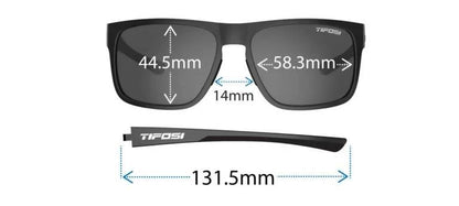 Tifosi Optics Swick Sunglasses Satin Vapor/Emerald Polarized Lenses 1520502849
