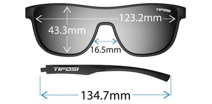 Tifosi Optics Sizzle Sunglasses (Teal Dune - Gold Mirror Lens)