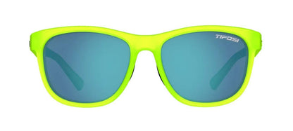 Tifosi Swank Sunglasses Satin Electric Green/Smoke Bright Blue 1500405681