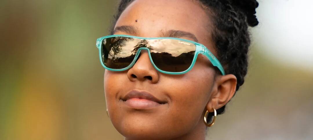 Tifosi Optics Sizzle Sunglasses (Teal Dune - Gold Mirror Lens)